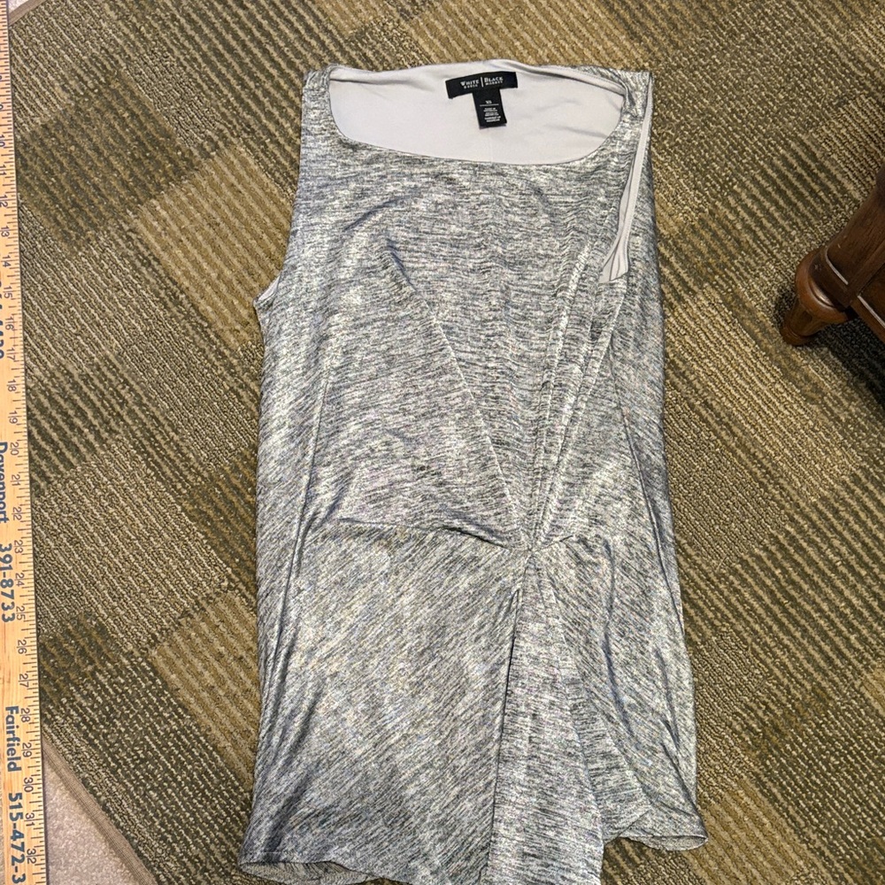 White House Black Market Gray Tank Top